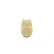 Figurina Tip Gherghef - Bufnita - gaurele 1 mm - 40x26 mm