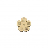 Figurina Tip Gherghef - Floare - gaurele 1 mm - 40x40 mm
