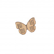 Figurina Tip Gherghef - Fluture - gaurele 1.5mm - 45x31 mm