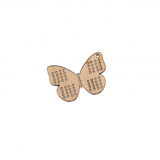 Figurina Tip Gherghef - Fluture - gaurele 1mm - 45x31 mm