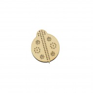 Figurina Tip Gherghef - Gargarita - gaurele 1 mm - 48x40 mm