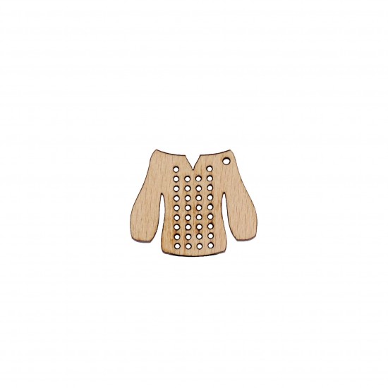 Figurina Tip Gherghef - Ie - gaurele 1.5 mm - 40x34 mm