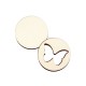 Set Doua Figurine - Brosa-Martisor Licheni - Cerc - Model Fluture - 50x50 mm