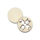 Set Doua Figurine - Brosa-Martisor Licheni - Cerc - Model Traditional2 - 50x50 mm