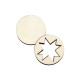 Set Doua Figurine - Brosa-Martisor Licheni - Cerc - Model Traditional3 - 50x50 mm