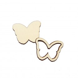 Set Doua Figurine - Brosa-Martisor Licheni - Fluturas - 50x38 mm