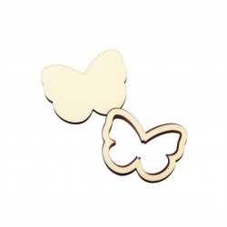 Set Doua Figurine - Brosa-Martisor Licheni - Fluture - 50x37 mm