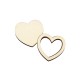 Set Doua Figurine - Brosa-Martisor Licheni - Inima - 49x45 mm