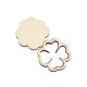 Set Doua Figurine - Brosa-Martisor Licheni - Trifoi - 50x48 mm