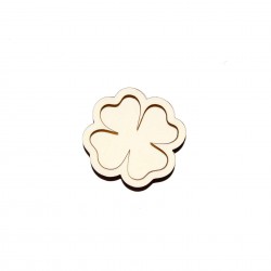 Set Doua Figurine - Brosa-Martisor Licheni - Trifoi - 50x48 mm