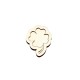 Set Doua Figurine - Brosa-Martisor Licheni - Trifoi cu patru foi- 52x46 mm