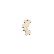 Figurina Soricel Blank - 40x22 mm