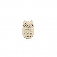 Figurina Tip Gherghef - Bufnita - gaurele 1,5 mm - 40x26 mm