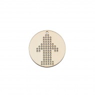 Figurina Tip Gherghef - Cerc 5cm - Model Flacau - gaurele 1.5mm