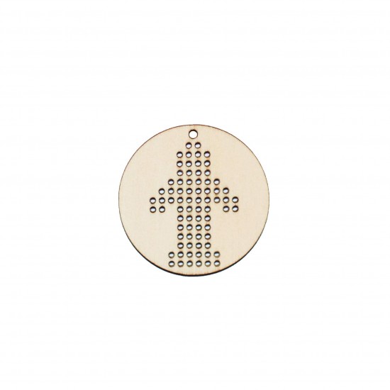 Figurina Tip Gherghef - Cerc 5cm - Model Flacau - gaurele 1.5mm