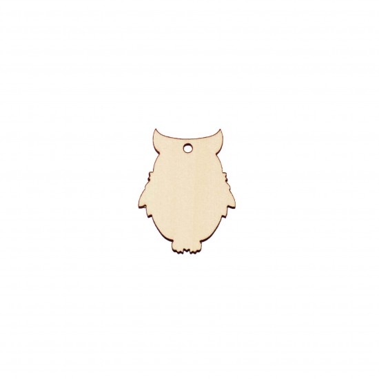 Figurina Bufnita Blank  - 40x32 mm