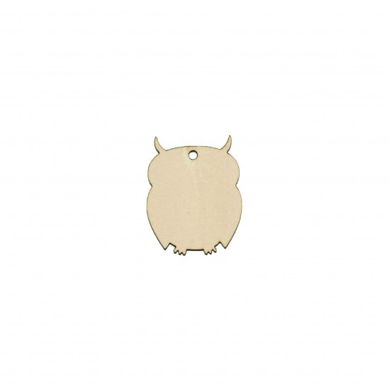 Figurina Bufnita Blank  - 40x33 mm