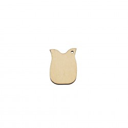 Figurina  Bufnita Blank - 38x30 mm