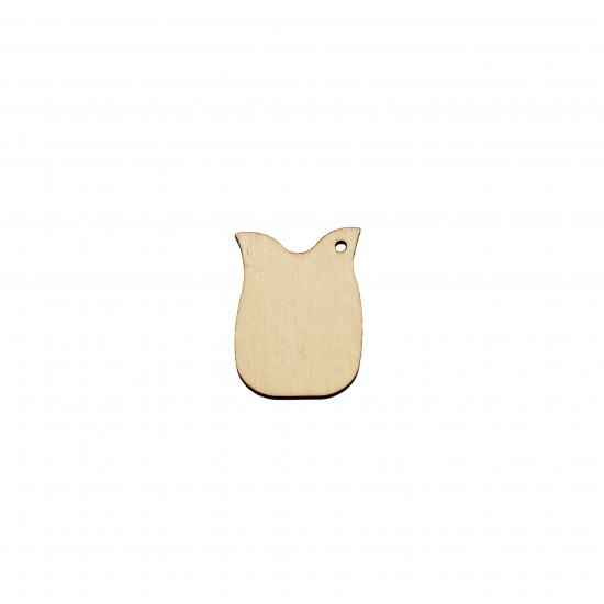 Figurina  Bufnita Blank - 38x30 mm