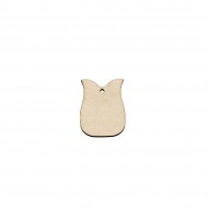 Figurina  Bufnita Blank - 38x31 mm