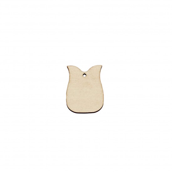 Figurina  Bufnita Blank - 38x31 mm