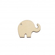 Figurina  Elefant Blank - 48x37 mm