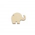 Figurina  Elefant Blank - 48x37 mm