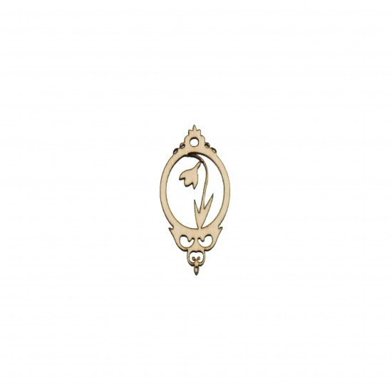 Figurina Royal cu Ghiocel Blank - 50x24 mm