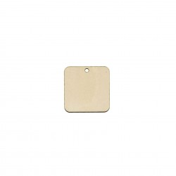 Figurina Patrat Colturi Rotunjite Blank - 45x45 mm