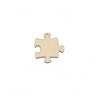Figurina Piesa Puzzle Blank - 40x40 mm