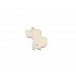 Figurina Ponei Blank - 40x37 mm