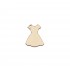 Figurina Rochie Blank - 40x33 mm