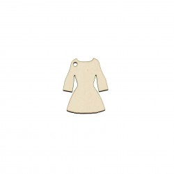 Figurina Rochie Traditionala Blank - 40x33 mm