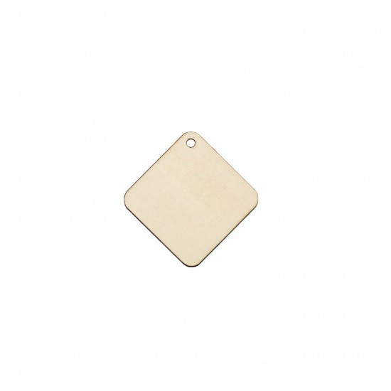 Figurina Romb Colturi Rotunjite Blank - 50x50 mm