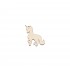 Figurina Unicorn Blank - 40x40 mm