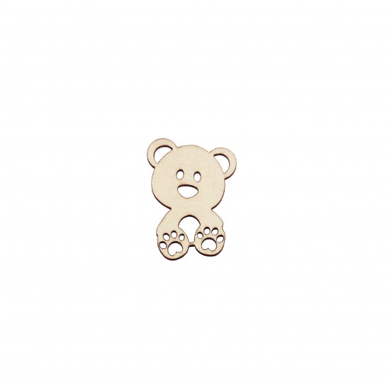 Figurina Ursulet Blank - 40x30 mm
