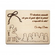 Felicitare Personalizata - Cadou Profesoara