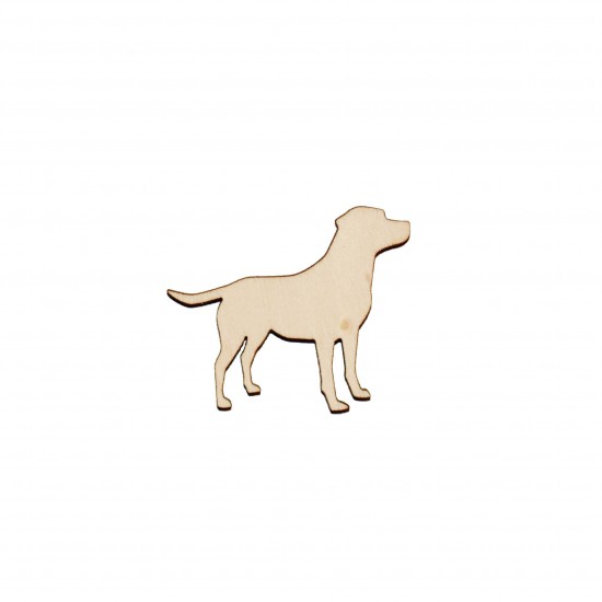 Figurina Caine Labrador din lemn - C17 - 50x40 mm