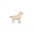 Figurina Caine Labrador din lemn - C17 - 50x40 mm