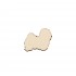 Figurina Caine Shi Tzu din lemn - C23 - 45x35 mm