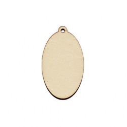 Figurina Oval Blank - 60X35 mm
