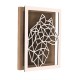 Rama din MDF pentru Muschi sau Licheni - Tigru - 350x250x26 mm