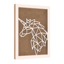 Rama din MDF pentru Muschi sau Licheni - Unicorn - 350x250x26 mm