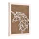 Rama din MDF pentru Muschi sau Licheni - Unicorn - 350x250x26 mm