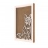 Rama din MDF pentru Muschi sau Licheni - Vulpe - 350x250x26 mm