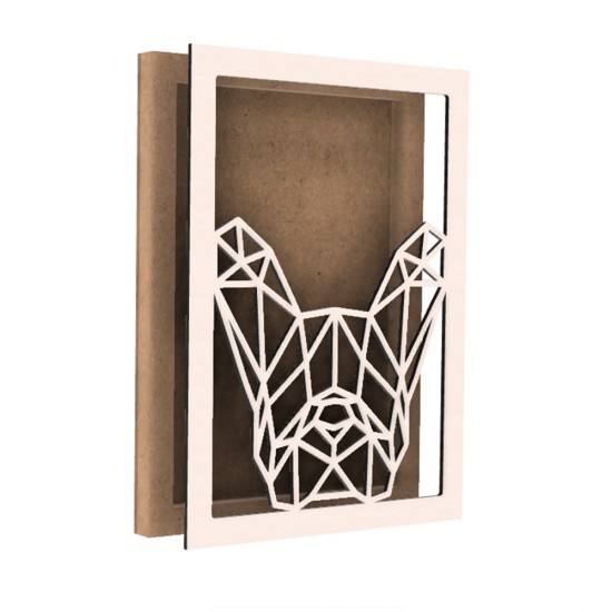Rama din MDF pentru Muschi sau Licheni - Buldog - 350x250x26 mm
