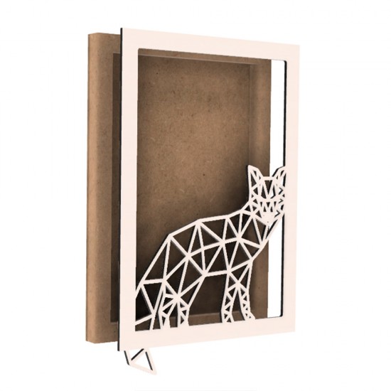 Rama din MDF pentru Muschi sau Licheni - Vulpita - 350x250x26 mm