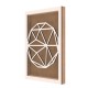  Rama din MDF pentru Muschi sau Licheni - Glob - G2 - 350x250x26 mm