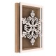Rama din MDF pentru Muschi sau Licheni - Fulg - 350x250x26 mm