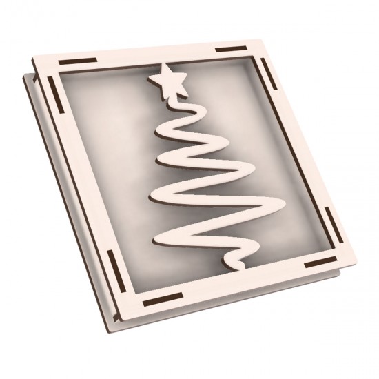 Rama din Placaj de Albasia pentru Muschi sau Licheni - Brad - 200x200x20 mm Rama din Placaj de Albasia pentru Muschi sau Licheni - Brad - 200x200x20 mm